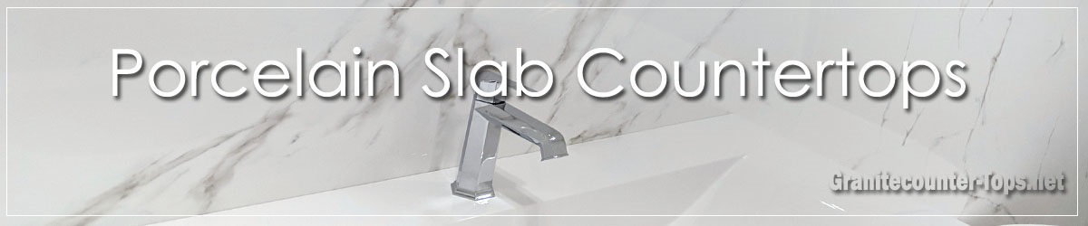 porcelain slab for countertops and bathroom